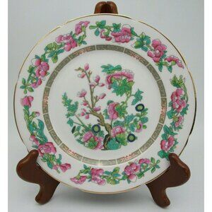 Royal Grafton Indian Tree Luncheon Plate 8 1/4" Scalloped Edge Bone China